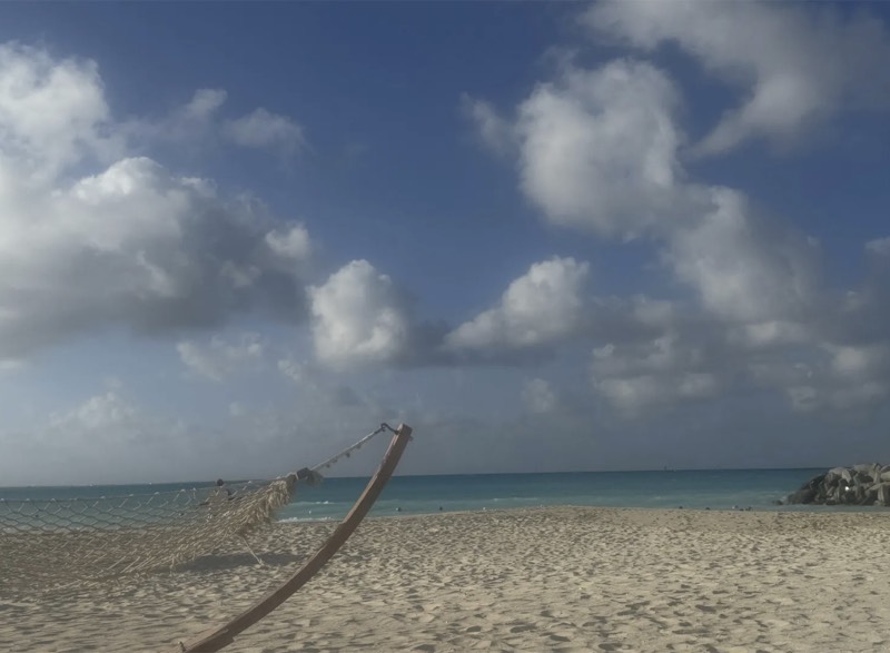 Relaxing beach scene - reflecting during PTO